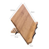 Bamboo Receipe Display Cook Book Stand Foldable Holder for Books, ipads Rest