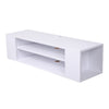 Small Floating TV Unit Stand Wall Mounted Cupboard Media Console Cabinet 100CM