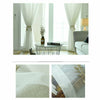 97''X118'' Voile Curtains Net Plain Curtains Door Window White Top Quaqlity