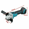 UK 18V 125mm Brushless Angle Grinder Cordless Replace For Makita Makita Battery