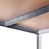 5 Tier Galvanised Metal Deep Wide Garage Shelving Racking Storage 180x120x60cm