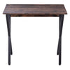 Industrial Writing Desk Laptop Table HomeOffice Study Workstation Stable X Frame
