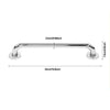 40cm Thicken Stainless Steel Bathroom Grab Bar Safety Hand Rail For Bath Shower