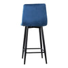 2X Bar Stools PU/ Velvet/ Fabric Breakfast Stool Chairs Kitchen Pub Grey Brown