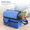 Double Deck Insulated Lunch Box Removable Shoulder Strap for Men /Women/Kids UK