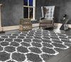 Shaggy Rug GEOMETRIC Soft Fluffy Pile Large Living Room Floor Bedroom Carpet Mat