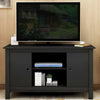 25-55'' TV Stand Table Unit with Swivel Mount Bracket Cantilever Tempered Glass