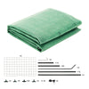 Garden Greenhouse Reinforced Frame PE Cover Outdoor Plants Grow House w/ Shelves