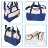 Large Multi-function 5pcs Baby Nappy Diaper Mummy Hospital Changing Bag Handbag