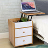 Modern Bedside Cabinet Nightstand Table 2 Drawer Bedroom Storage Furniture UK