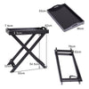 Folding Portable Side Table Butler Breakfast Dinner Serving Tray Coffee Table