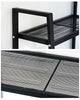 4 Tier Metal Ladder Storage Shelf Display Stand Organiser Corner Shelving Unit