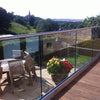 10mm Toughened Glass Panel Frameless Glass Balustrade Balcony Decking Stairs