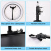 LED Ring Light with Tripod Stand 9.8 inch Dimmable Halo Light with 3 Color Modes