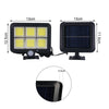 120 LED Solar Powered Outdoor Garden Light Security Flood Wall Lamp UK seller