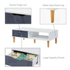 TV Cabinet Vintage TV Stand Console Table TV Unit Centre Table with Storage Cube