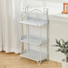 3/5 Tier Metal Bathroom Storage Shelf Slim Shelving Unit Organizer Display Racks