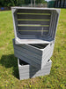 3 PACK - Large Wooden GREY Crate Apple Box Storage Display Unit Vintage