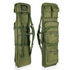 36" 46" Long Tactical Heavy Duty Rifle Gun Bag Padded Backpack w/ Pistol Storage