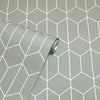 Linear Hexagons Geometric Honeycomb Shapes Arthouse Wallpaper - Pale Grey 909700