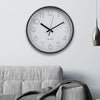 Wall Clock Illuminated / Solid Numerals Silent Retro Chic Decor 12-13inch Clocks