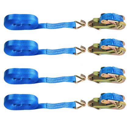 4x25mm 5 Meter Ratchet Straps Tie Down 800KG Claw Lorry Strap Lashing Polyester