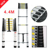 4.4M Heavy Duty Multi-Purpose Aluminium Telescopic Ladder Extendable Step UK