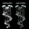 Modern Chandelier Acrylic Crystal Light Shades Droplet Ceiling Lampshade Pendant