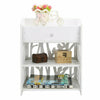 Bedside Table White Wooden Cabinet & Drawer Unit Storage Bedroom Nightstand UK