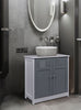 Bathroom Under Sink Basin Cabinet Storage Unit Cupboard with Shelving Furniture