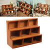 Retro Wall/Desktop Wooden Drawers Storage Cabinet Organiser Cosmetic Jewelry Box