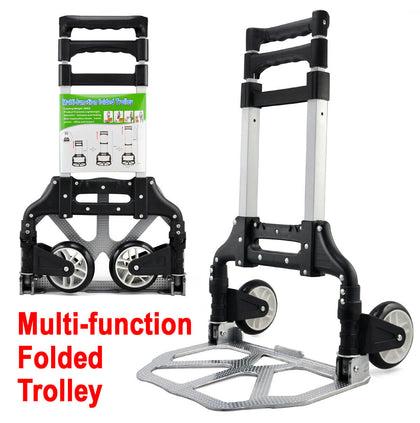75kg Heavy Duty Industrial Hand Trolley Sack Trunck Barrow Cart Wheel Strong