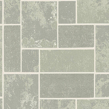 AS Creation Marble Slate Tile Wallpaper Kitchen Bathroom Glitter Grey 34779-2