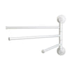 Swivel 3Swing Arm Towel Holder Bar Rails Rack Wall Mounted Stainless Steel-UK