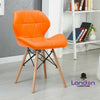 Eiffel Retro Dining Computer Desk Chair Seat Wooden Leg Home Office Room Study
