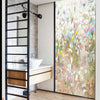 Rainbow Non-Adhesive Colourful Privacy Window Film Frosted Pattern Glass Film