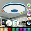 Dimmable 36/60W RGB LED Ceiling Light Bluetooth Music Speaker Lamp APP Control