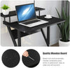 Small Computer Desk PC Laptop Table w/ 2 Shelves Home Office Study Workstation