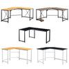 Black Computer Desk L Shape Home Office Desks Large PC Workstation Corner Table