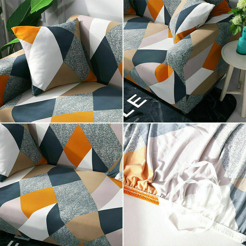 2/3 Seater Elastic Sofa Covers Slipcover Settee Stretch Floral Couch Protector