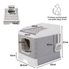 Drawer Style Enclosed Cat Litter Box Cat Bed Anti-splash Kitten Tray Toilet Rack