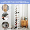 10 Tier Shoe Cabinet Storage Shelf Organiser Rack Stand Unit Shelving Holder