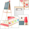 Kids Easel Wooden 2 in 1 Blackboard Whiteboard Childrens Drawing Art Chalk Board