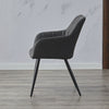 2 Pcs Dining Chairs Armchair PU / Velvet Kitchen Dining Room Restaurant Office