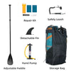 10'6' Stand up Paddle Board Inflatable SUP Complete Kit with Pump Bag Repair Kit