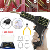 Hot Stapler Plastic Repair Car Bumper Fender Fairing Welder Gun Kit +200 Staples