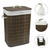 Large Laundry Basket Hamper Washing Dirty Clothes Storage Bin Organiser with Lid