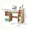 Computer Desk Study & 2 Drawers Laptop PC Table Home Office Shelves Workstation