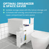 Bathroom Slim Storage Cabinet. Space Saving Multiple Drawers. Waterproof