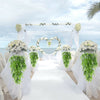 Artificial Hanging Plants Flowers Basket Fake Vine Trailing Indoor House Plants